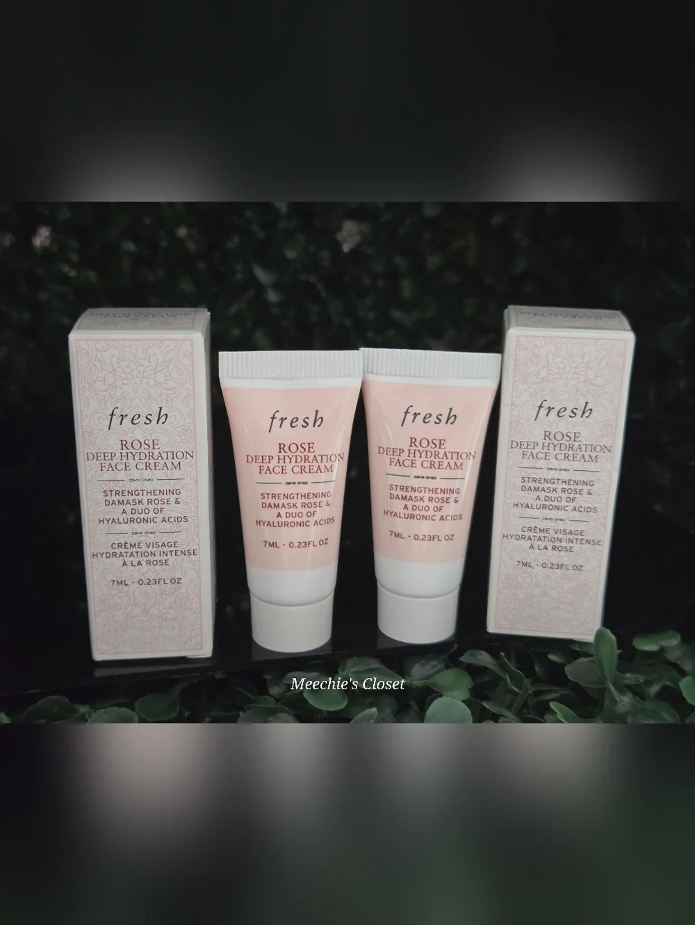 Fresh Rose Deep Hydration Face Cream New in Box x2 NIB